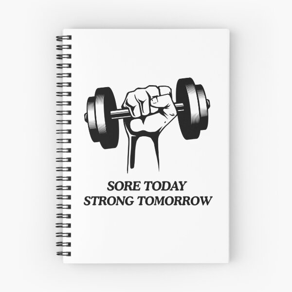 Item preview, Sore Today Strong Tomorrow Weightlifting Design designed and sold by Nuvoro Gifts.