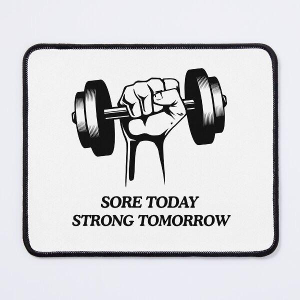 Item preview, Sore Today Strong Tomorrow Weightlifting Design designed and sold by Nuvoro Gifts.