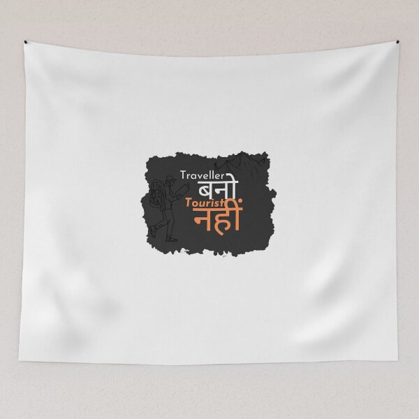 Item preview, Traveller Bano Tourist Nahi designed and sold by ATURUDESIGN.