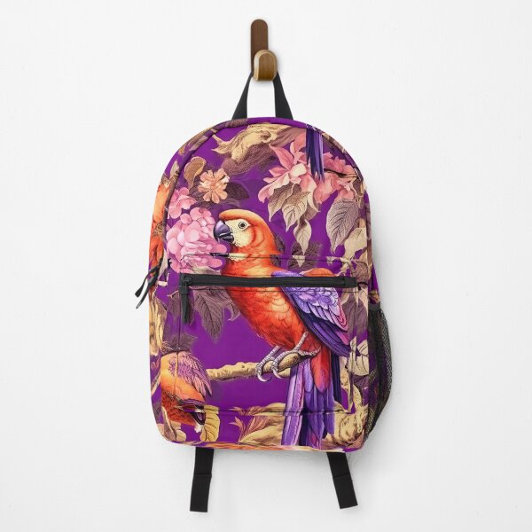 Item preview, Purple Paradise Parrot – Tropical Bird Pattern designed and sold by helgekerler.