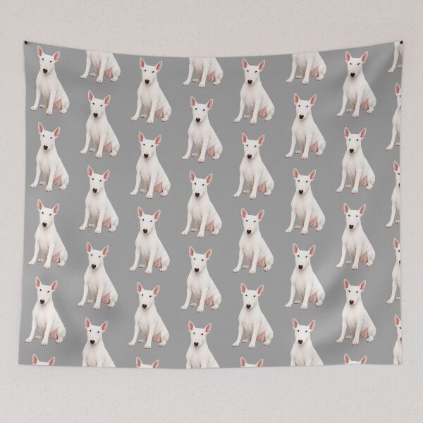 Item preview, Bull terrier dog white designed and sold by BackgroundND.