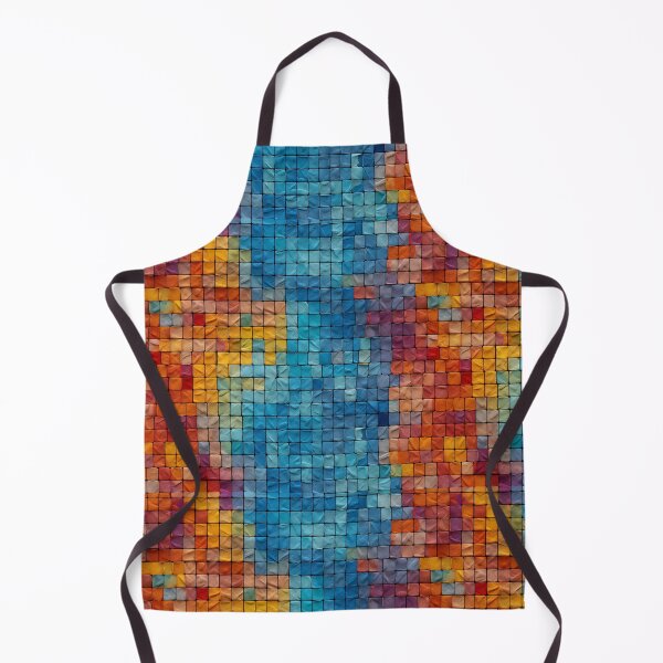 Item preview, Plastic Pixel Mosaic Grid Seamless Photo Texture designed and sold by DigitaICraft.