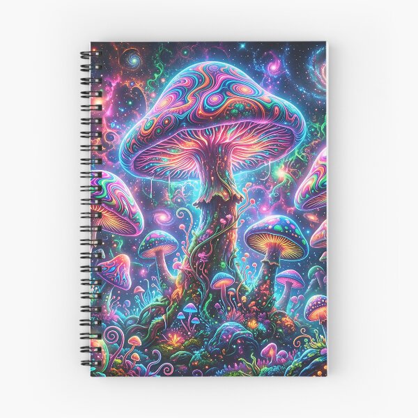 Item preview, Neon Mushroom Universe – Psychedelic Forest Trip 3 designed and sold by RH Design Lab.