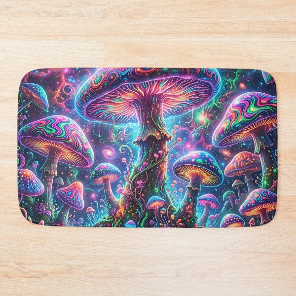 Item preview, Neon Mushroom Universe – Psychedelic Forest Trip 3 designed and sold by RH Design Lab.