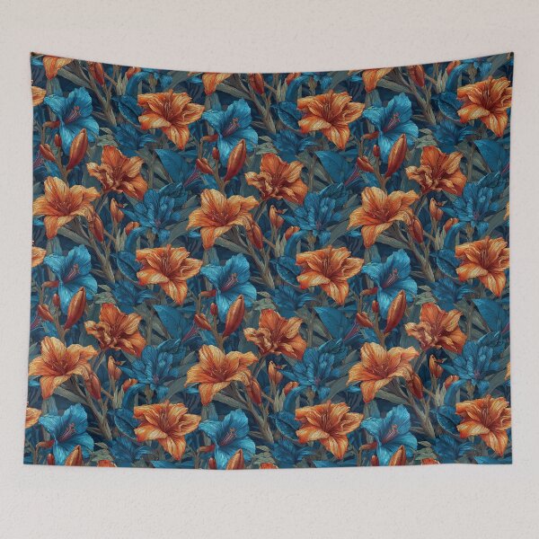 Item preview, Artistic Amaryllis Print - Hawaiian Flower Pattern   - Birthday Gifts For Dad designed and sold by RoyalStarsPatts.