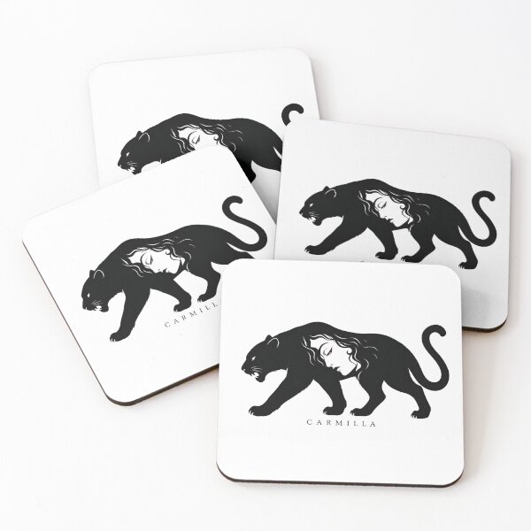 Item preview, Carmilla Minimalist Black Panther Shapeshifter Gothic Design designed and sold by Fenay Designs.