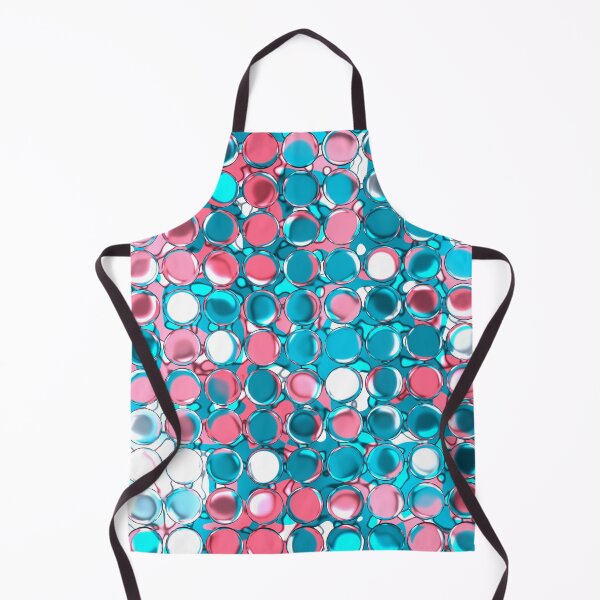 Item preview, Iridescent Water Bubbles and Pink Pearl Grid designed and sold by vasanthrajark.