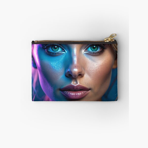 Item preview, Luminous Neon Blonde Fashion Portrait designed and sold by ToxicInkArt.