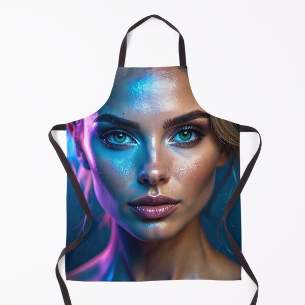 Item preview, Luminous Neon Blonde Fashion Portrait designed and sold by ToxicInkArt.