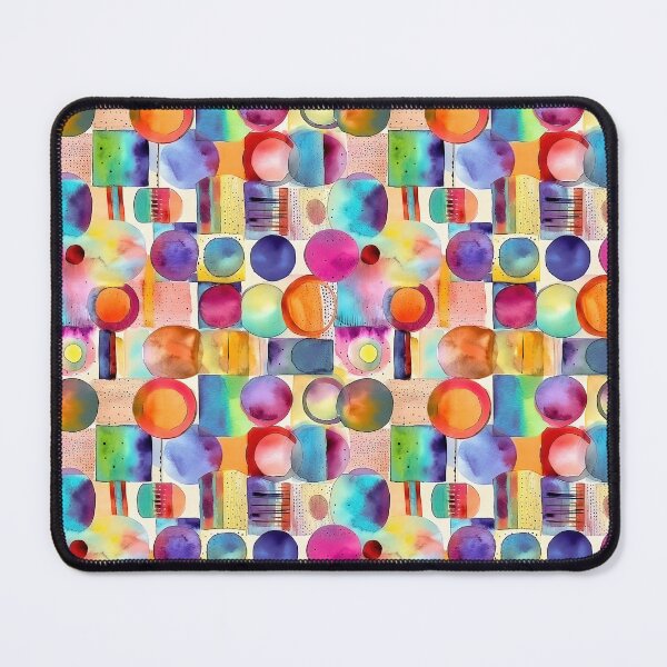 Item preview, Colorful Circle Symphony – Watercolor Dot Pattern designed and sold by helgekerler.