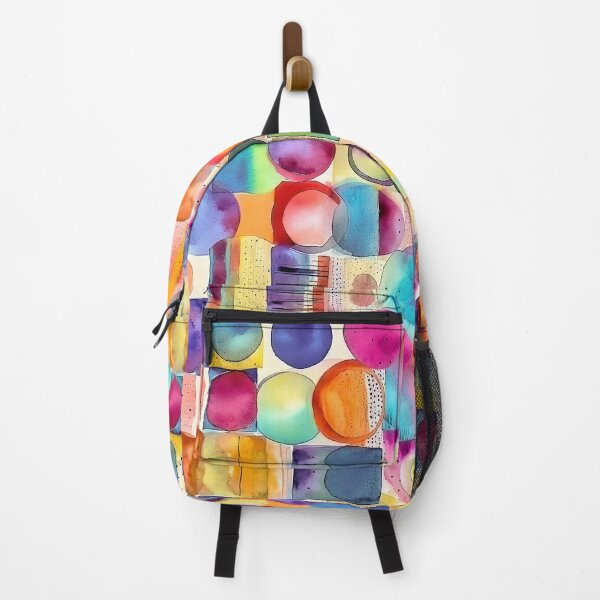 Item preview, Colorful Circle Symphony – Watercolor Dot Pattern designed and sold by helgekerler.