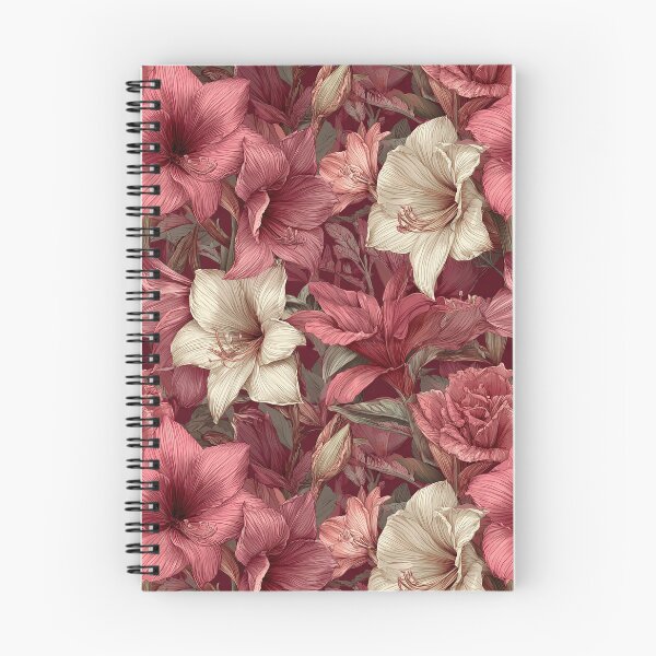 Item preview, Vibrant Amaryllis Texture  - Birthday Flower Pattern   - Birthday Gifts For Her designed and sold by RoyalStarsPatts.