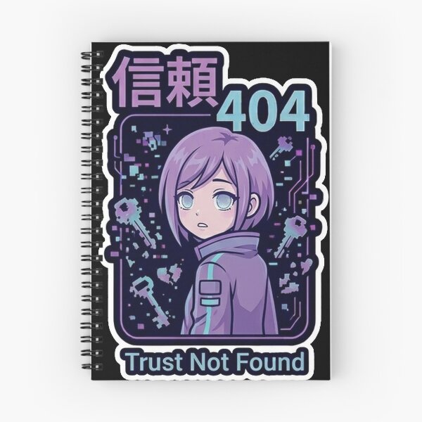 Item preview, Trust 404 (信頼) - Cyberpunk JDM Kanji Streetwear Logo Sticker designed and sold by Japan-kanji-ya.