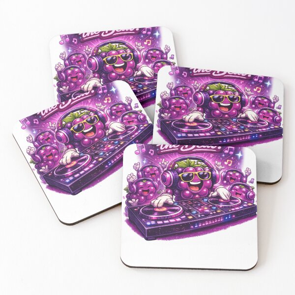 Item preview, Drop The Beat Funny DJ Grapes Party Music Fruit Design designed and sold by irfanshikh.