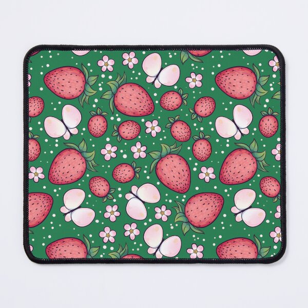 Item preview, Cute green strawberry pattern designed and sold by feannaart.