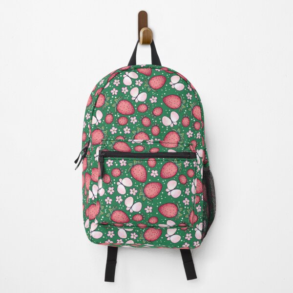 Item preview, Cute green strawberry pattern designed and sold by feannaart.