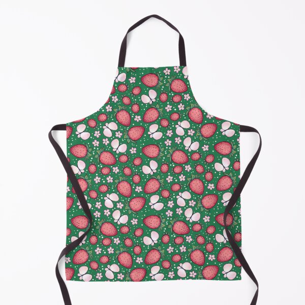 Item preview, Cute green strawberry pattern designed and sold by feannaart.