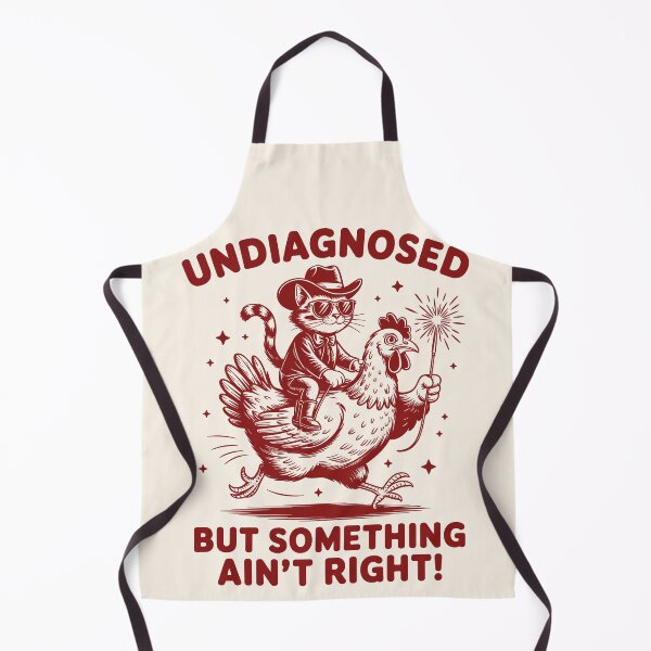 Item preview, Funny Cowboy Cat - Undiagnosed But Something Ain't Right designed and sold by legendaryskins.