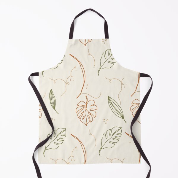 Item preview, Minimal Botanical pattern— Monstera Line Art Earth Tone Bathroom Decor Terracotta Sage Green Tropical Leaf Pattern designed and sold by gowalker.