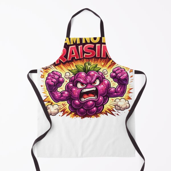 Item preview, I Am Not A Raisin Funny Angry Grape Quote Design designed and sold by irfanshikh.