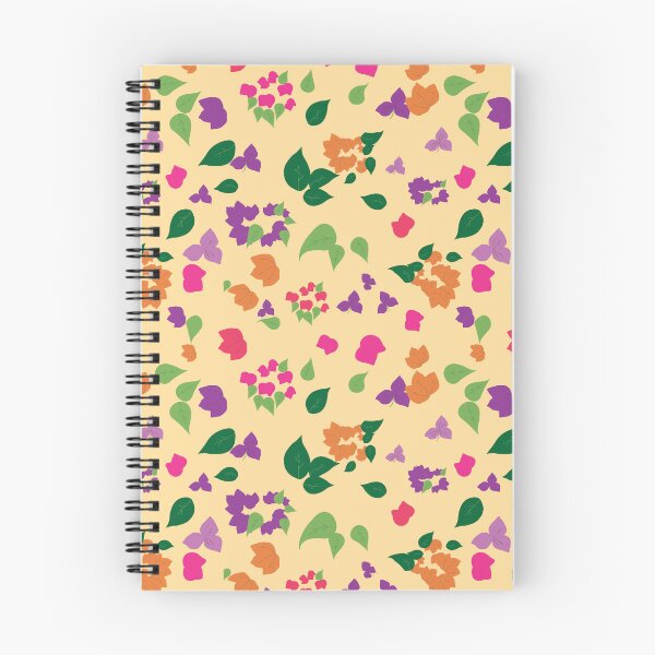 Item preview,  Summery Bougainvillea Scattered on Buttery Yellow designed and sold by Qousqoza7.
