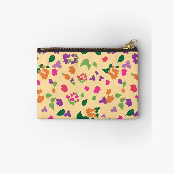 Item preview,  Summery Bougainvillea Scattered on Buttery Yellow designed and sold by Qousqoza7.