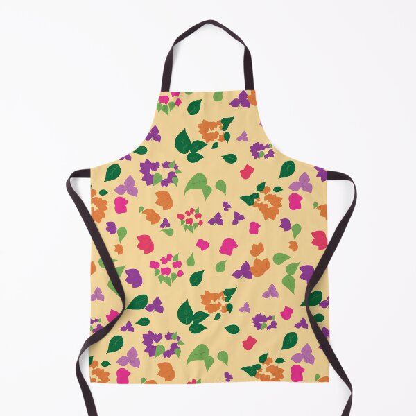 Item preview,  Summery Bougainvillea Scattered on Buttery Yellow designed and sold by Qousqoza7.