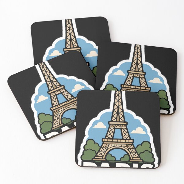 Item preview, Paris Travel Souvenir - Paris France Illustration designed and sold by VisualArtsOasis.