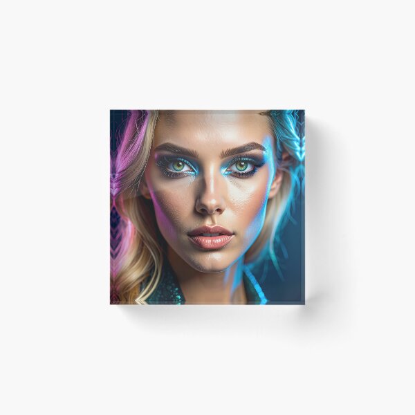 Item preview, Ethereal Blonde Beauty Artistic Portrait designed and sold by ToxicInkArt.