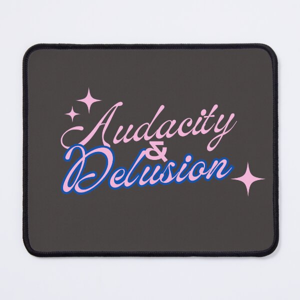 Item preview, Audacity And Delusion - Funny Y2K Saying  designed and sold by karolina lindy.