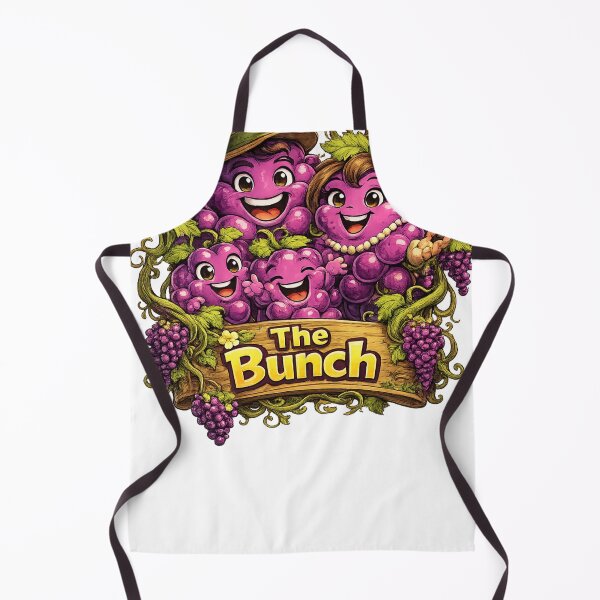 Item preview, The Bunch Cute Grape Family Funny Fruit Character Group Design designed and sold by irfanshikh.