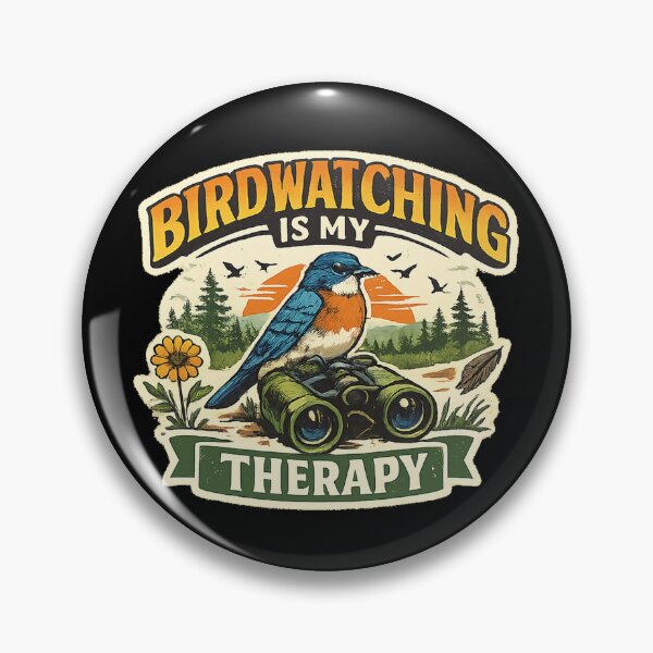 Item preview, Birdwatching Is My Therapy designed and sold by Concrete Coffee Studio.