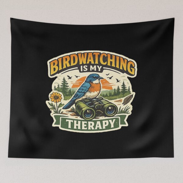 Item preview, Birdwatching Is My Therapy designed and sold by Concrete Coffee Studio.