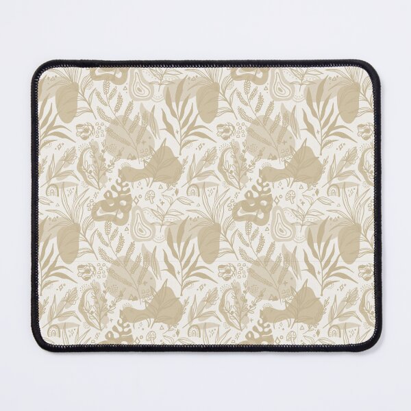 Item preview, Neutral Boho Botanical Mushroom Floral Pattern Earthy Cottagecore designed and sold by Zaya_art.