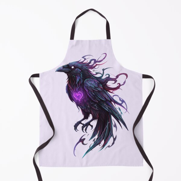 Item preview, Neon Raven Gothic Bird - Dark Fantasy Art designed and sold by Exquisite Design Studio „Paculówka”.