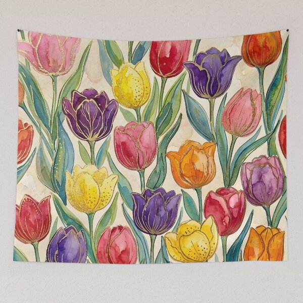 Item preview, Colorful Tulips Flowers designed and sold by GraphicsClub.