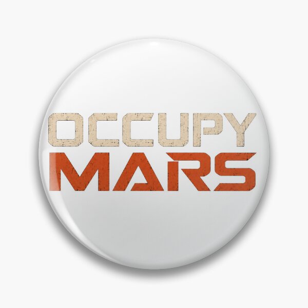 Item preview, Occupy Mars Vintage Space Exploration Retro Typography T-Shirt designed and sold by @SHINTOSARTSTORE.