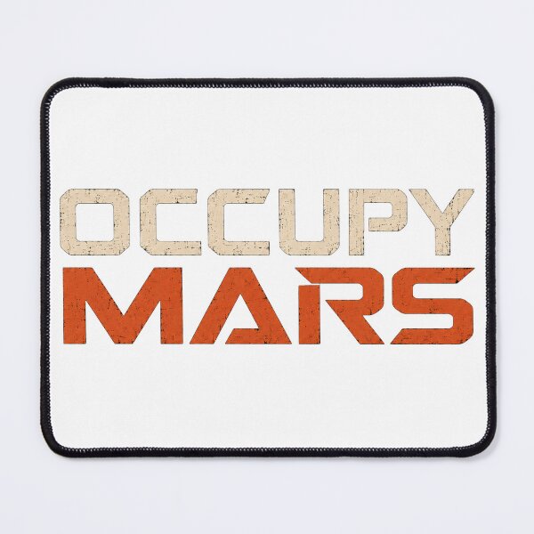 Item preview, Occupy Mars Vintage Space Exploration Retro Typography T-Shirt designed and sold by @SHINTOSARTSTORE.