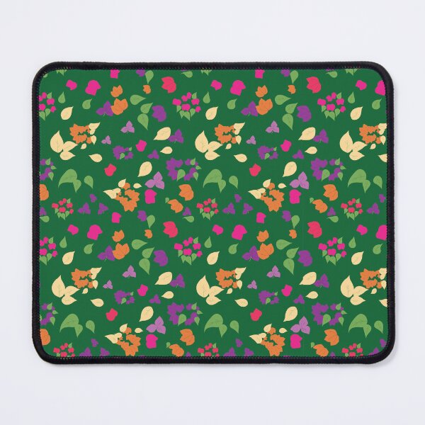 Item preview, Summery Bougainvillea Scattered on Forest Green designed and sold by Qousqoza7.