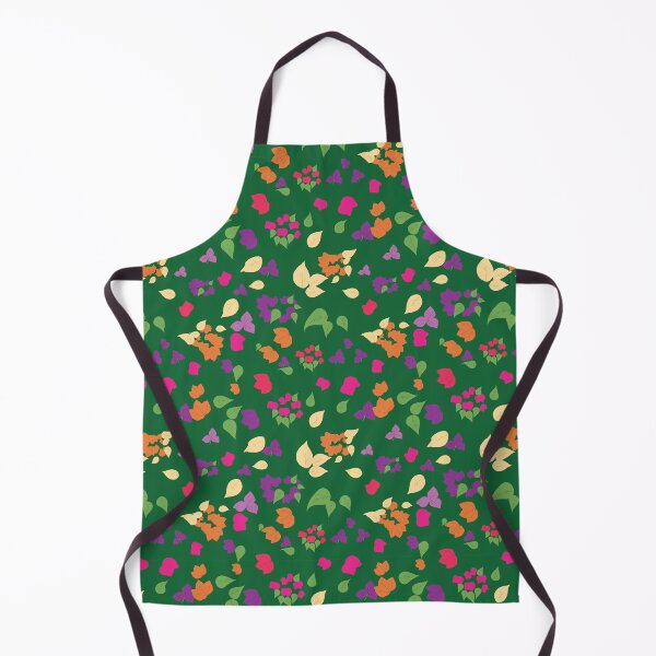 Item preview, Summery Bougainvillea Scattered on Forest Green designed and sold by Qousqoza7.