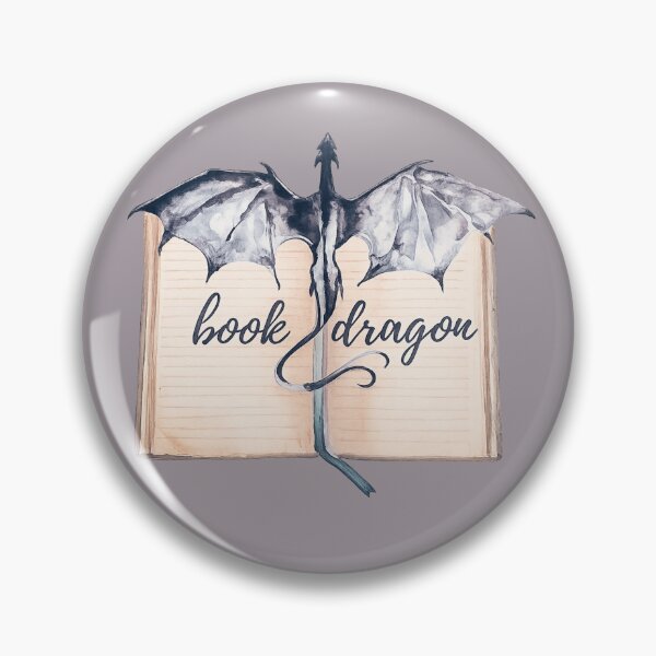 Item preview, Dragón de libro de fantasía oscura designed and sold by Drukva.