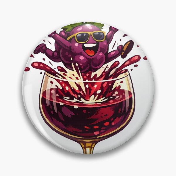 Item preview, Going Out In Style Funny Grape Wine Glass Party Design designed and sold by irfanshikh.