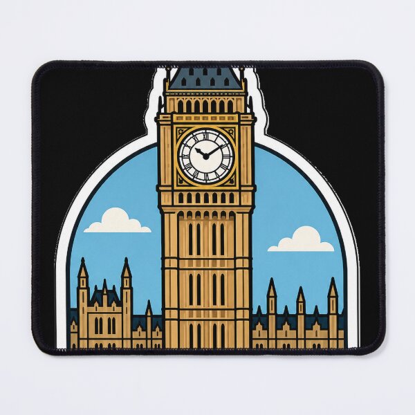 Item preview, London Travel Souvenir - London England Illustration designed and sold by VisualArtsOasis.