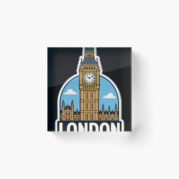 Item preview, London Travel Souvenir - London England Illustration designed and sold by VisualArtsOasis.