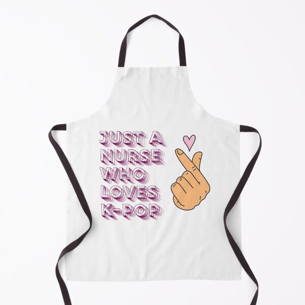 Item preview, Just a Nurse Who Loves K-Pop – Finger Heart K-Pop Nurse Design designed and sold by EVESTUDIOART.