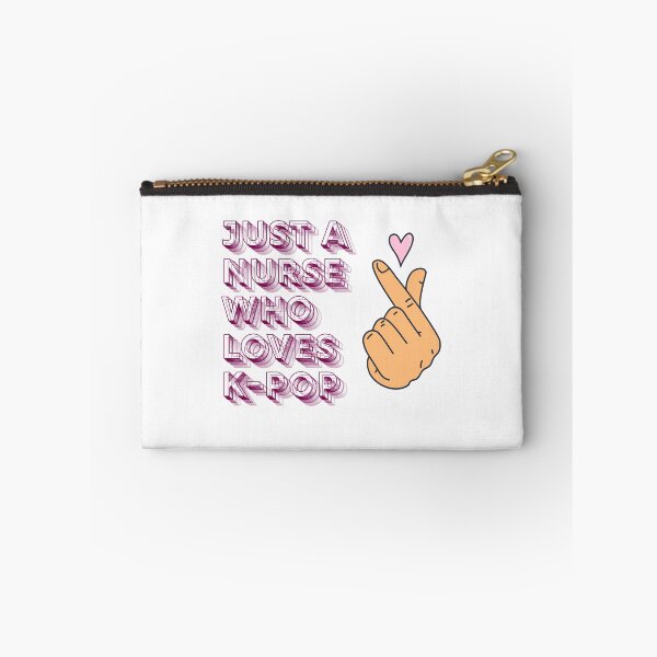 Item preview, Just a Nurse Who Loves K-Pop – Finger Heart K-Pop Nurse Design designed and sold by EVESTUDIOART.