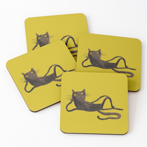 Item preview, Reclining Black Cat designed and sold by SophieCorrigan.