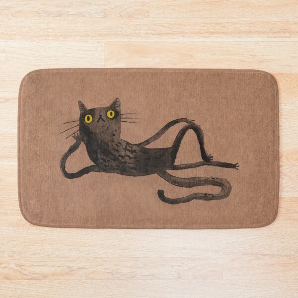 Item preview, Reclining Black Cat designed and sold by SophieCorrigan.