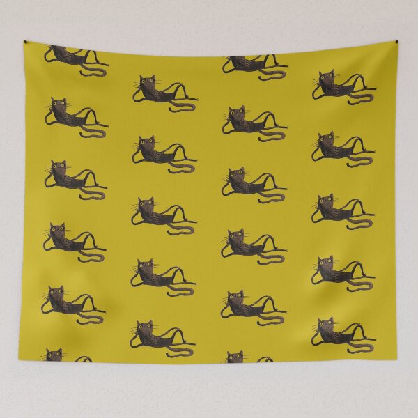 Item preview, Reclining Black Cat designed and sold by SophieCorrigan.