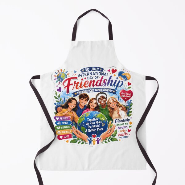 Item preview, International Day of Friendship Sticker – Together We Can Make the World a Better Place designed and sold by Artisan Finds Online.